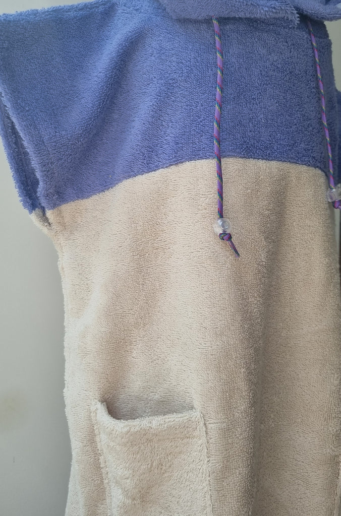 Nachhaltiger Badeponcho Kids Lavendel