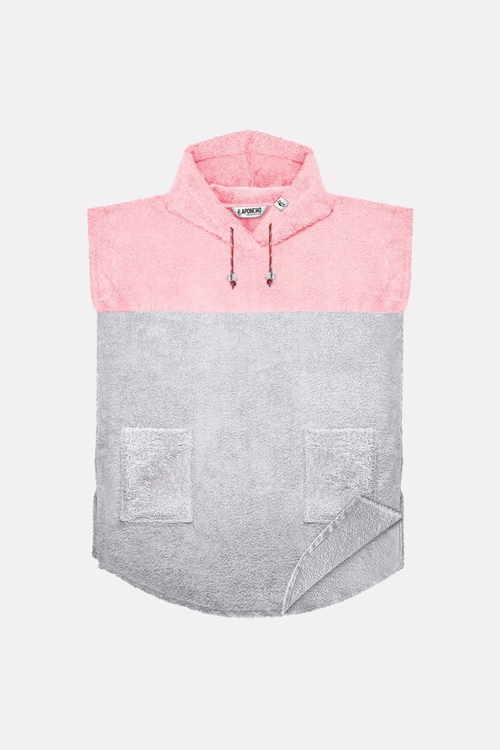 Badeponcho Midi Zuckerwattenrosa | Aponcho – Customized Beachwear