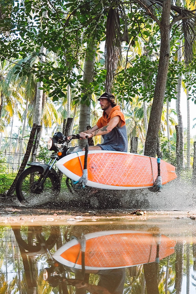 Men's Surf Poncho Rust Orange