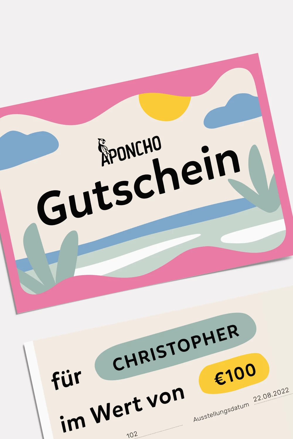 Aponcho Gutschein | Aponcho – Customized Beachwear