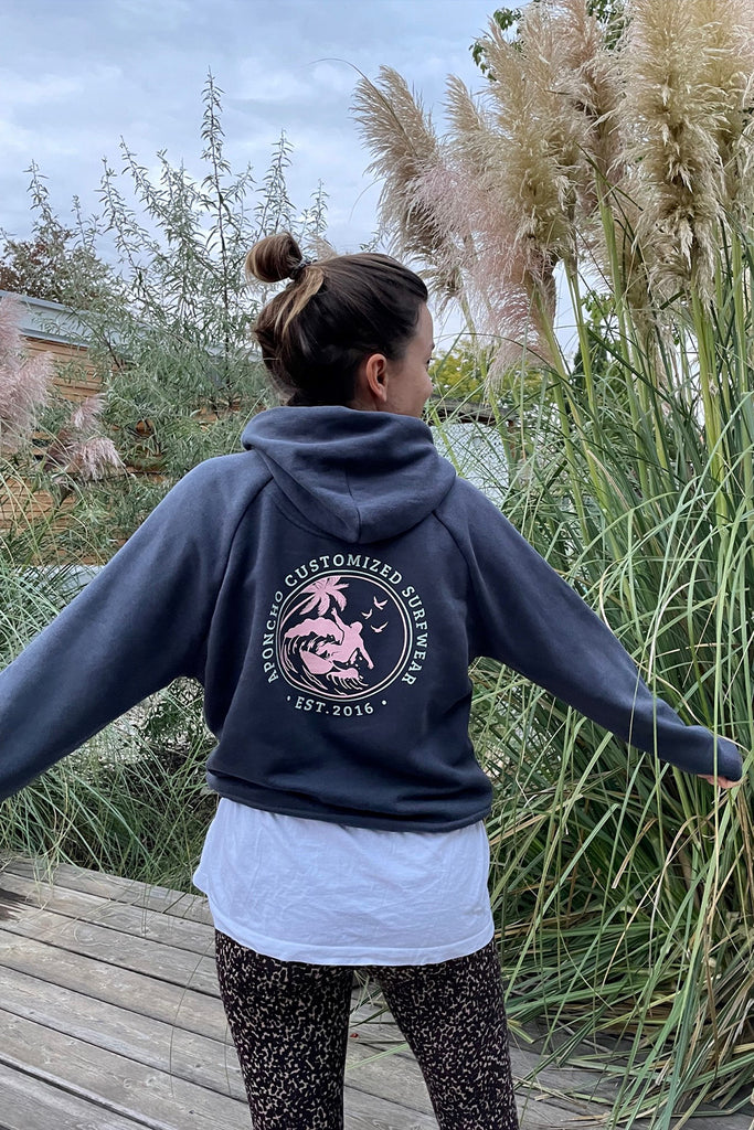 Wellenreiter Hoodie grau